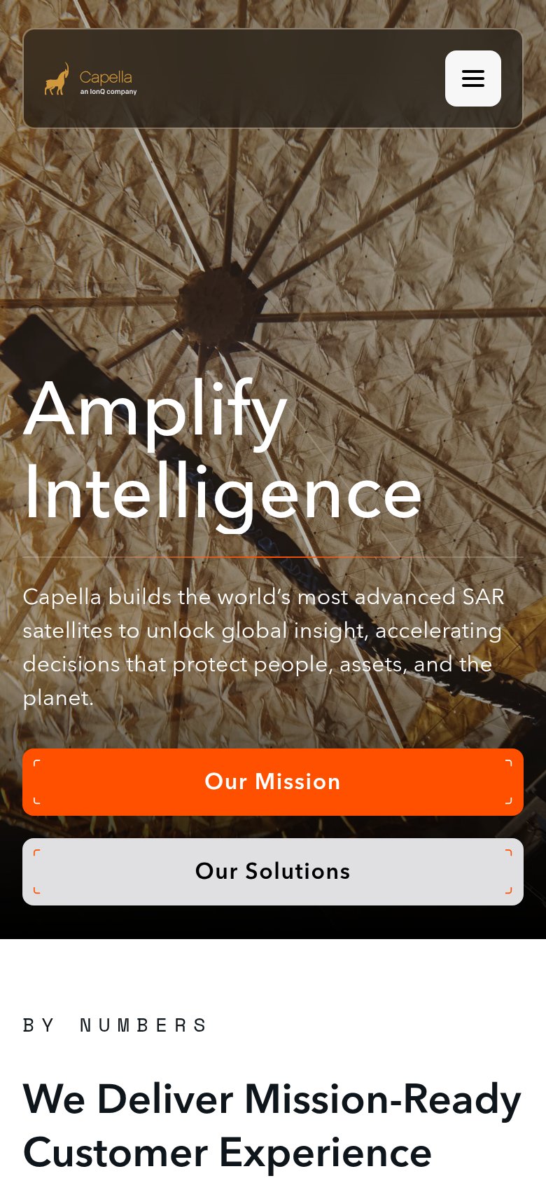 Capella Space mobile capture for Mobile web