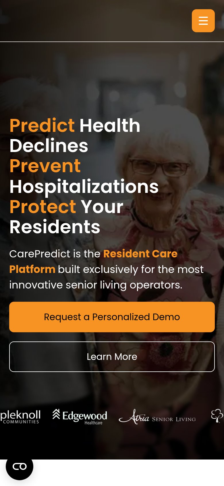 CarePredict mobile capture for Mobile web