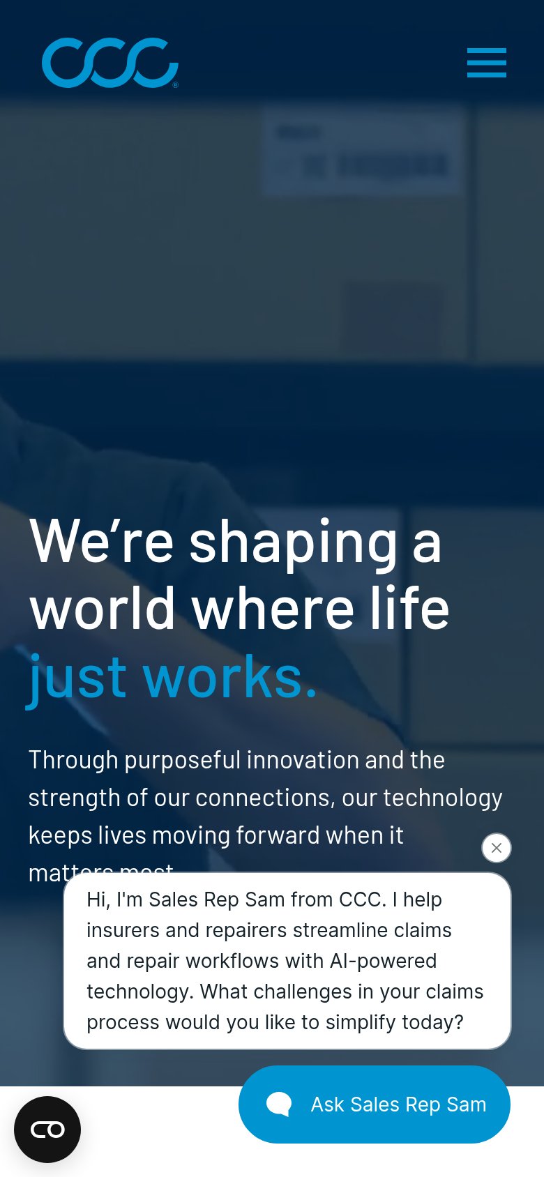 CCC ONE mobile capture for Mobile web