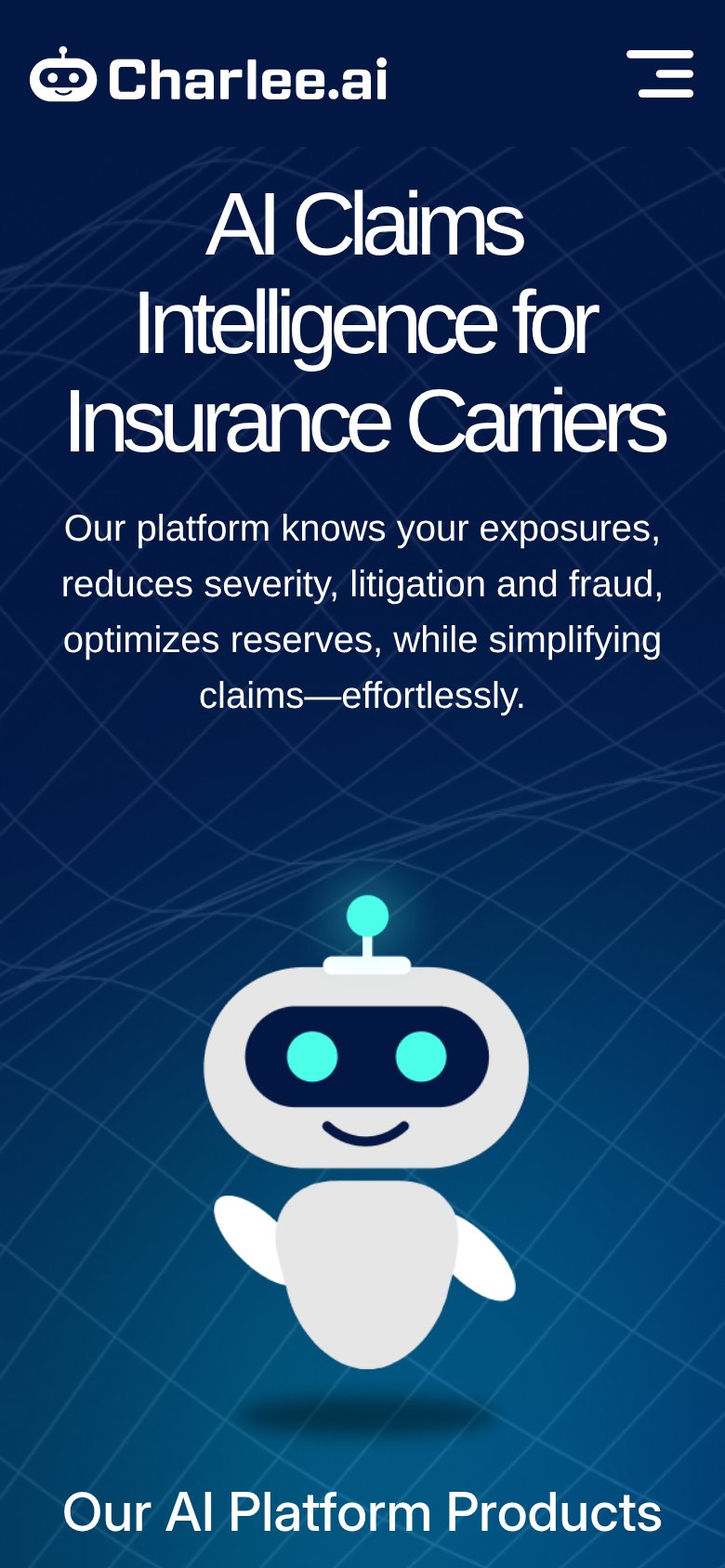 Charlee.ai mobile capture for Mobile web