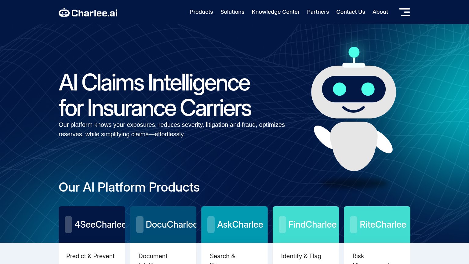 Charlee.ai desktop capture for Information hierarchy