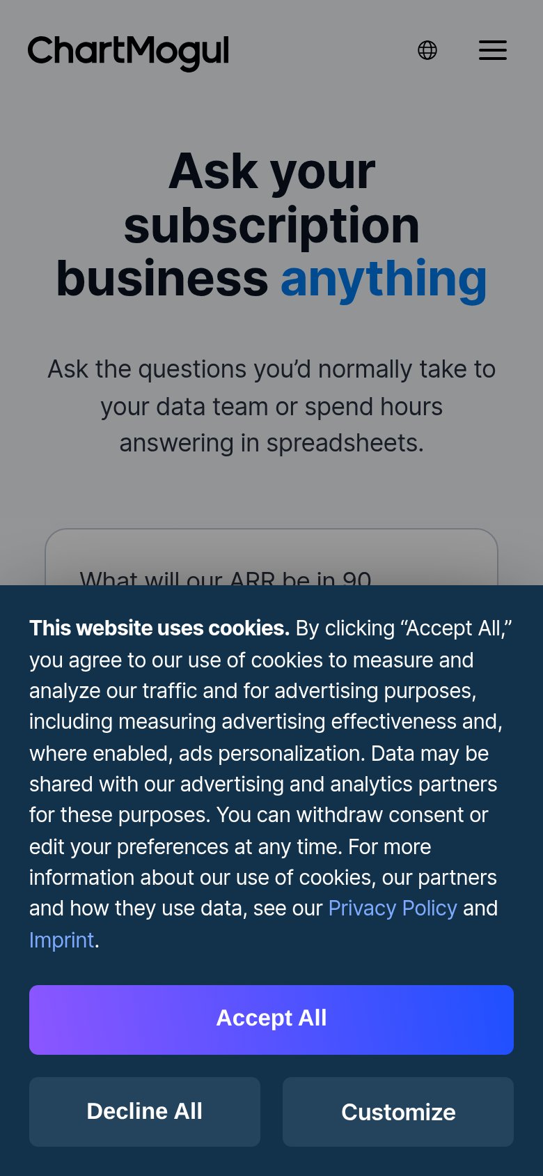 Mobile web annotations on the mobile capture