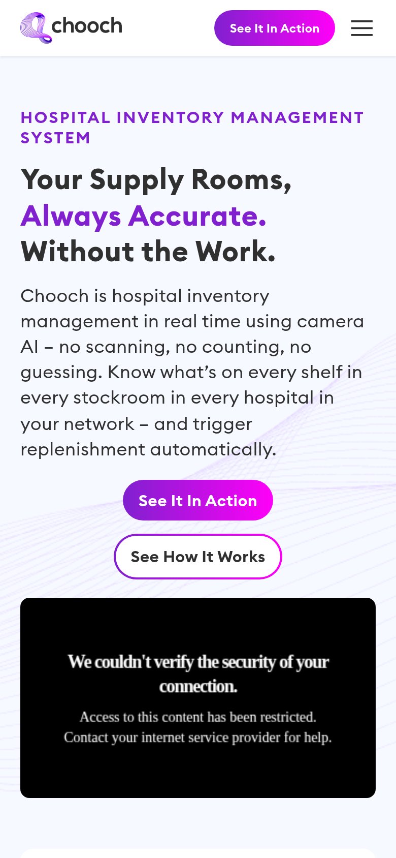 Chooch mobile capture for Mobile web