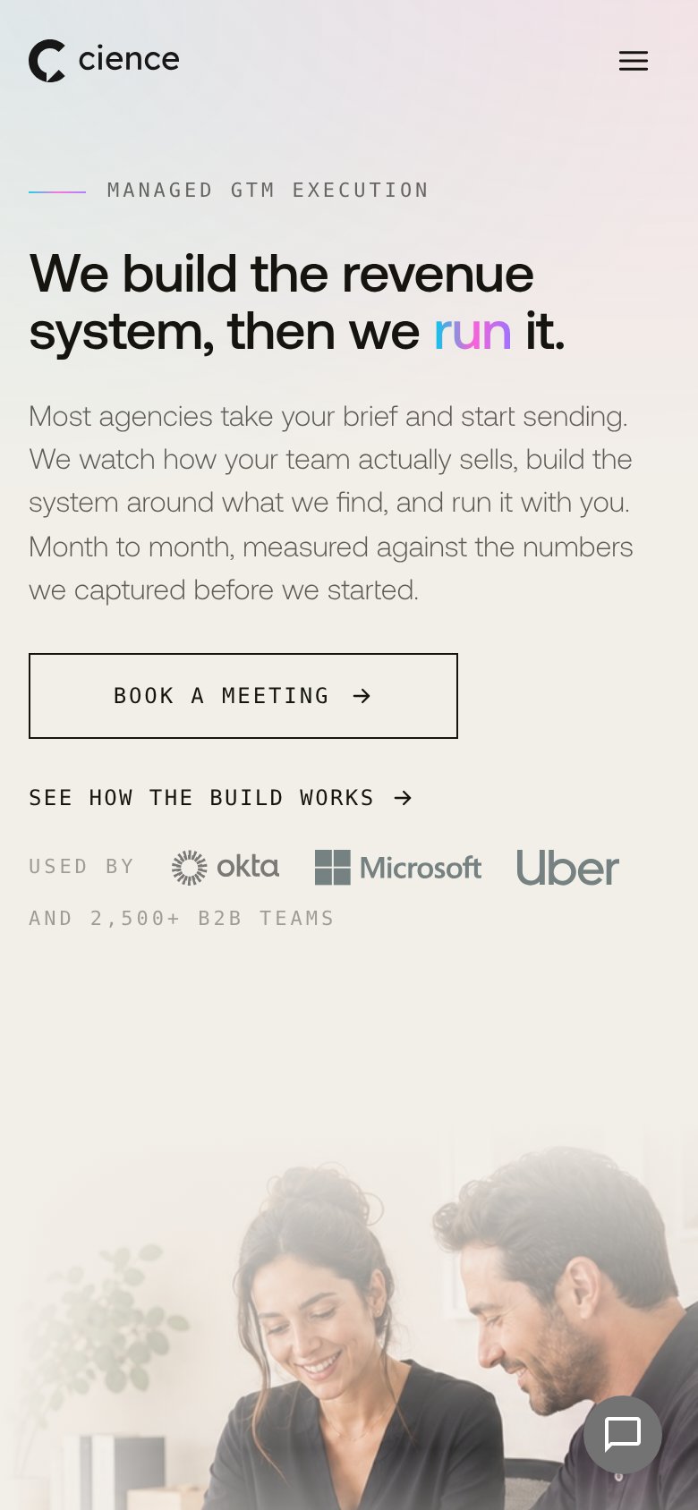 CIENCE mobile capture for Mobile web