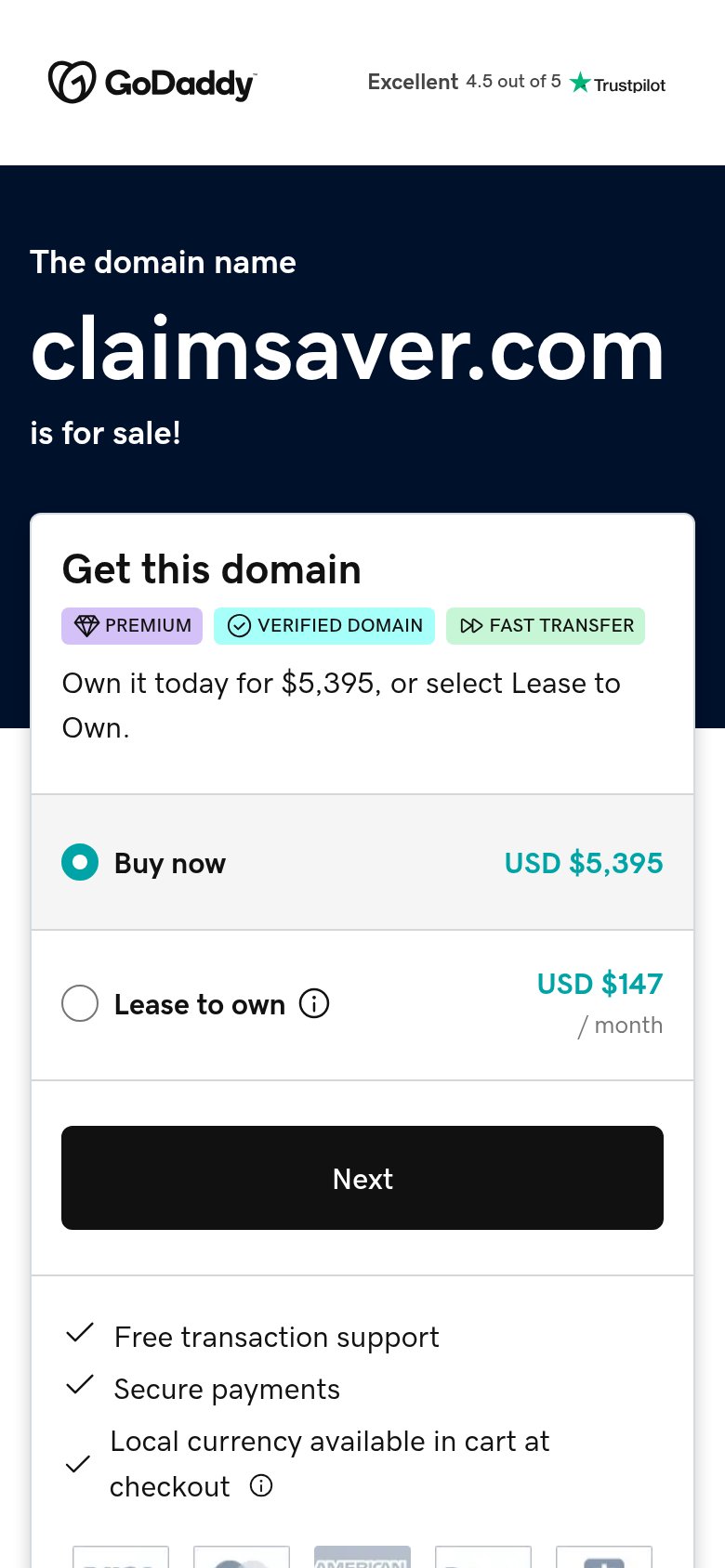 ClaimSaver mobile capture for Mobile web
