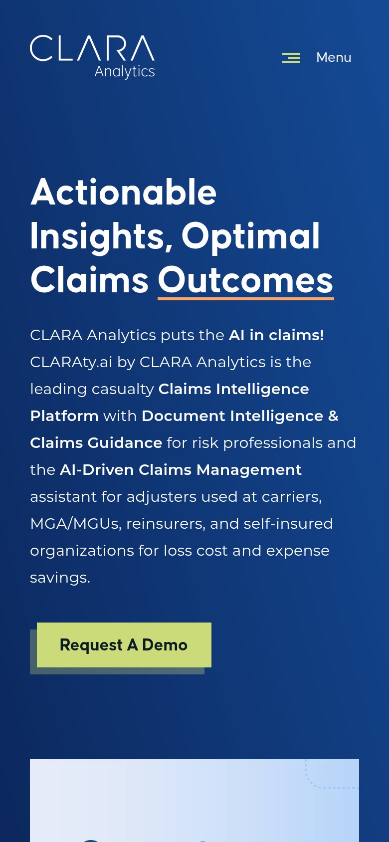 CLARA Analytics mobile capture for Mobile web
