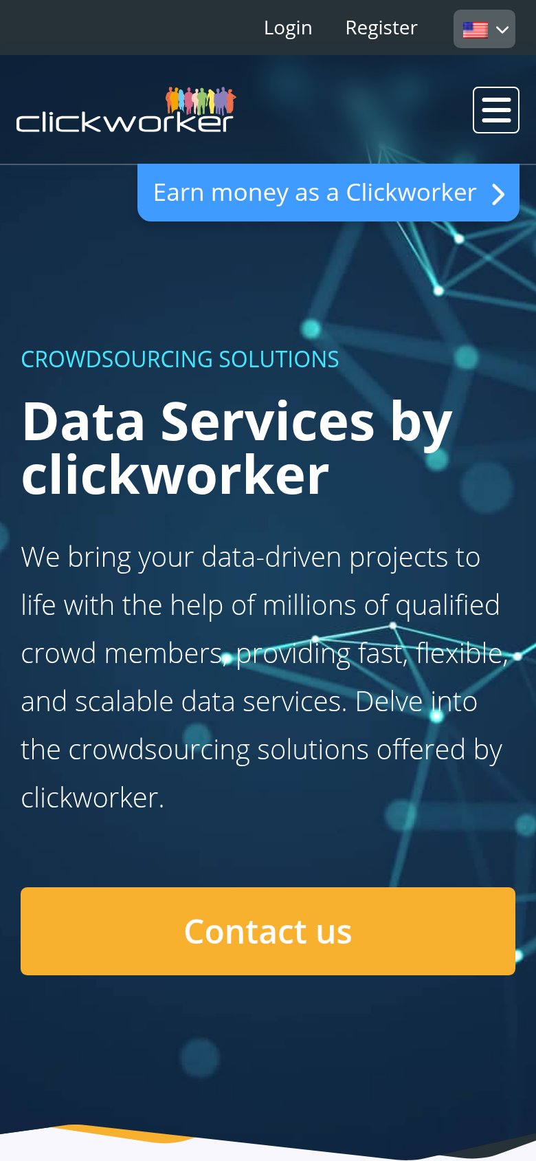 Clickworker mobile capture for Mobile web
