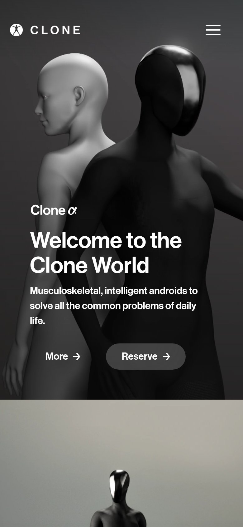Clone Robotics mobile capture for Mobile web