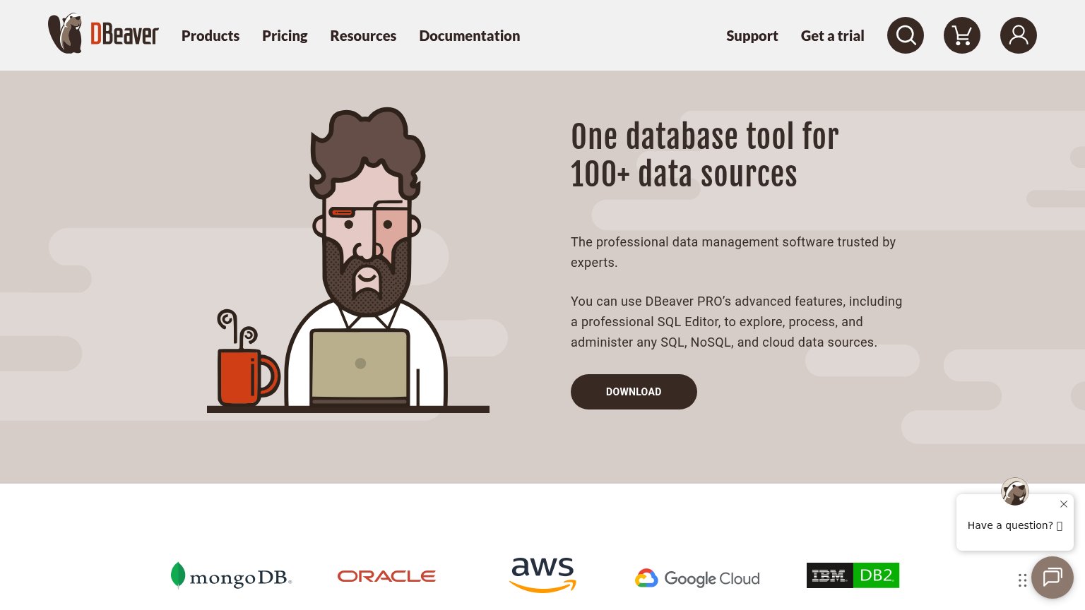 CloudBeaver desktop capture for Trust