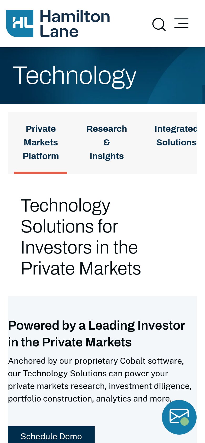 Cobalt LP (by FactSet) mobile capture for Mobile web