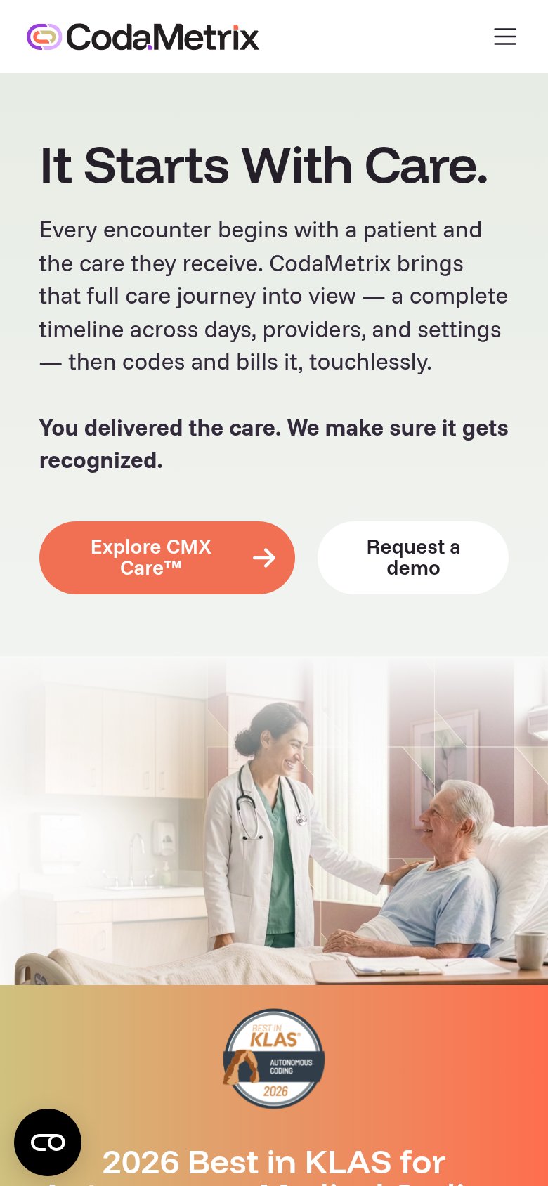 CodaMetrix mobile capture for Mobile web