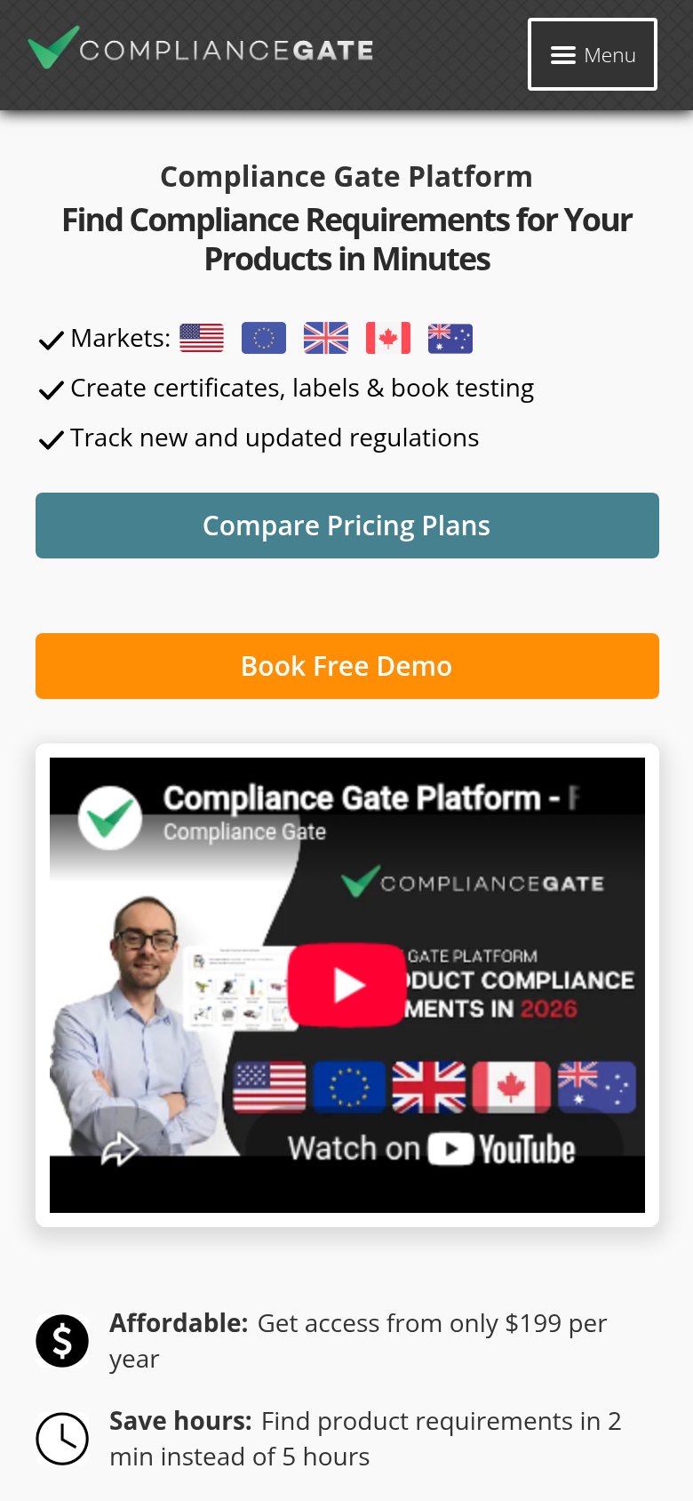 ComplianceGate mobile capture for Mobile web