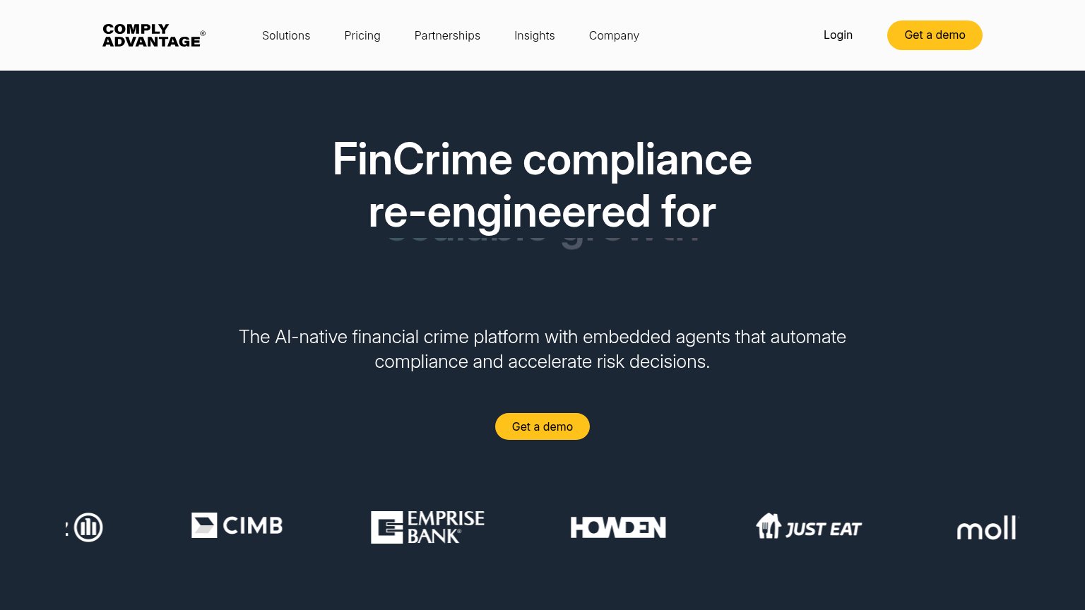 ComplyAdvantage desktop capture for Trust