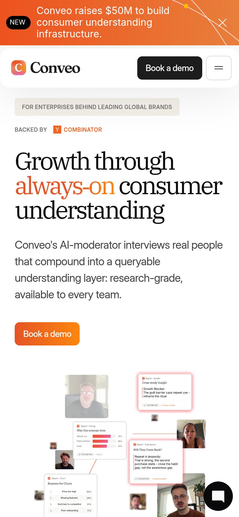 Conveo mobile capture for Mobile web