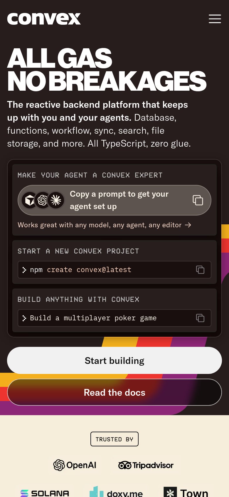 Convex mobile capture for Mobile web