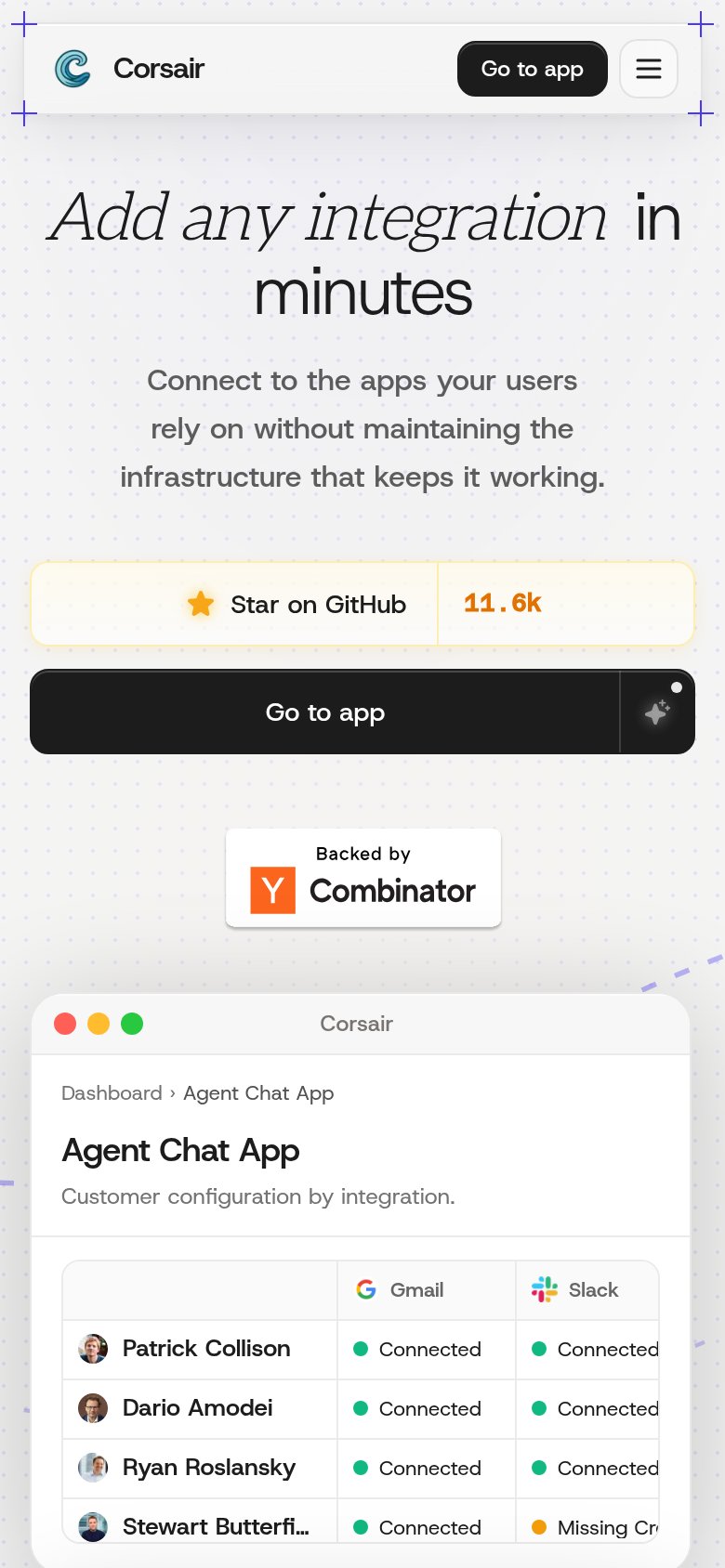 Corsair mobile capture for Mobile web