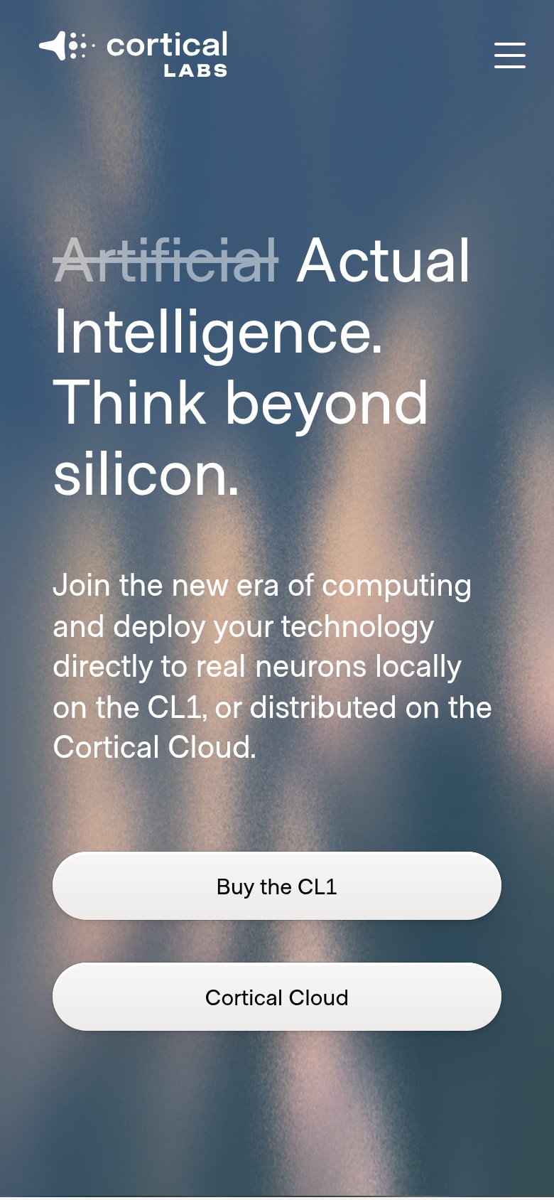 Cortical Labs mobile capture for Mobile web