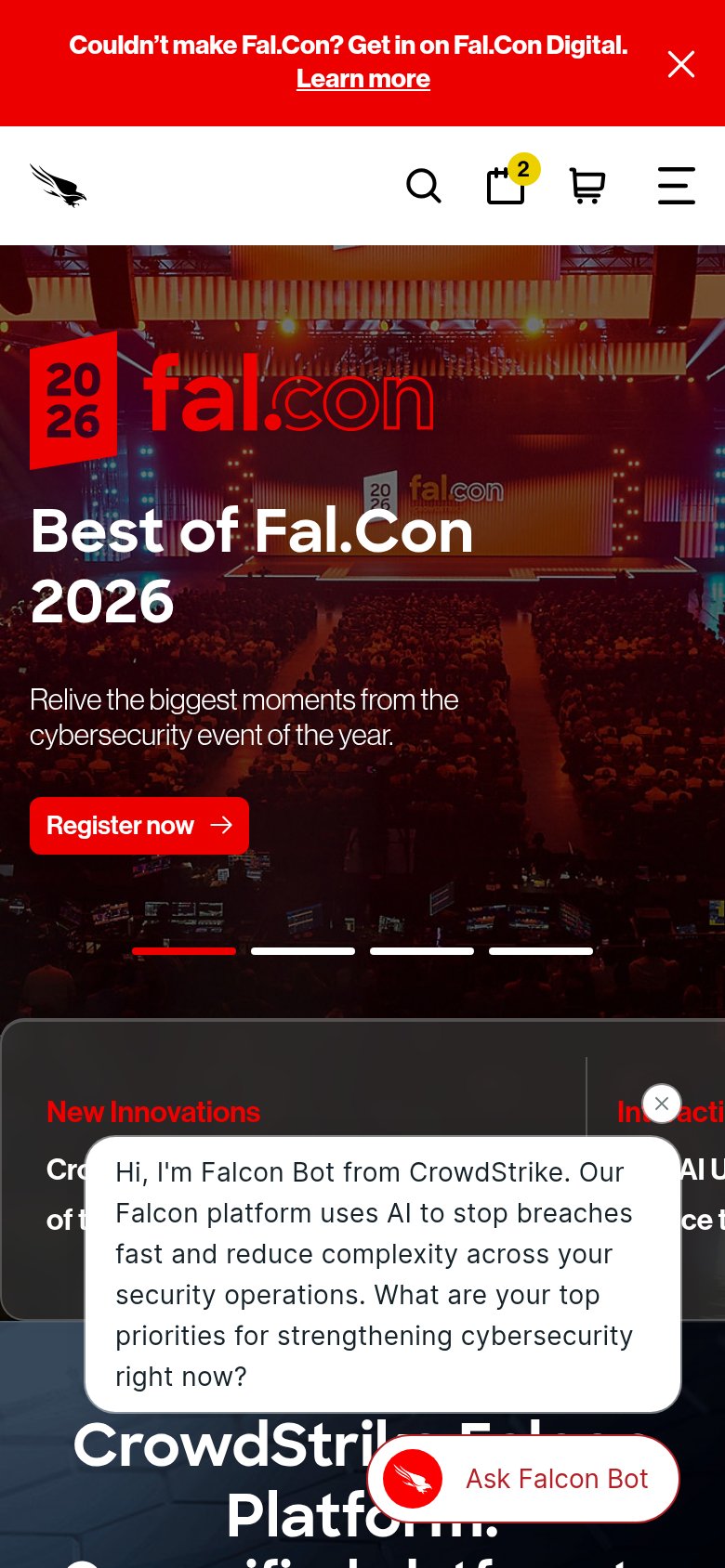 CrowdStrike mobile capture for Mobile web