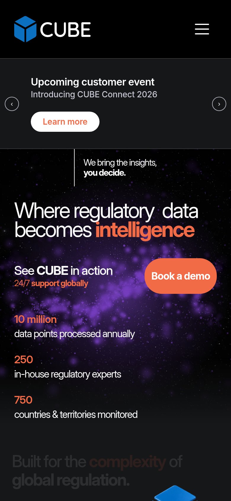 CUBE mobile capture for Mobile web
