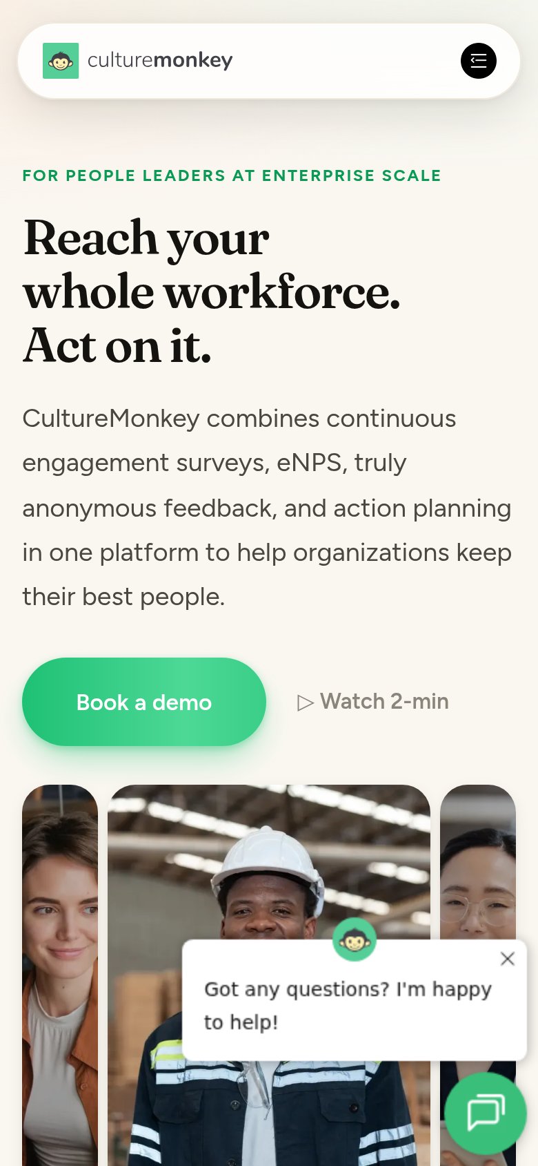 CultureMonkey mobile capture for Mobile web