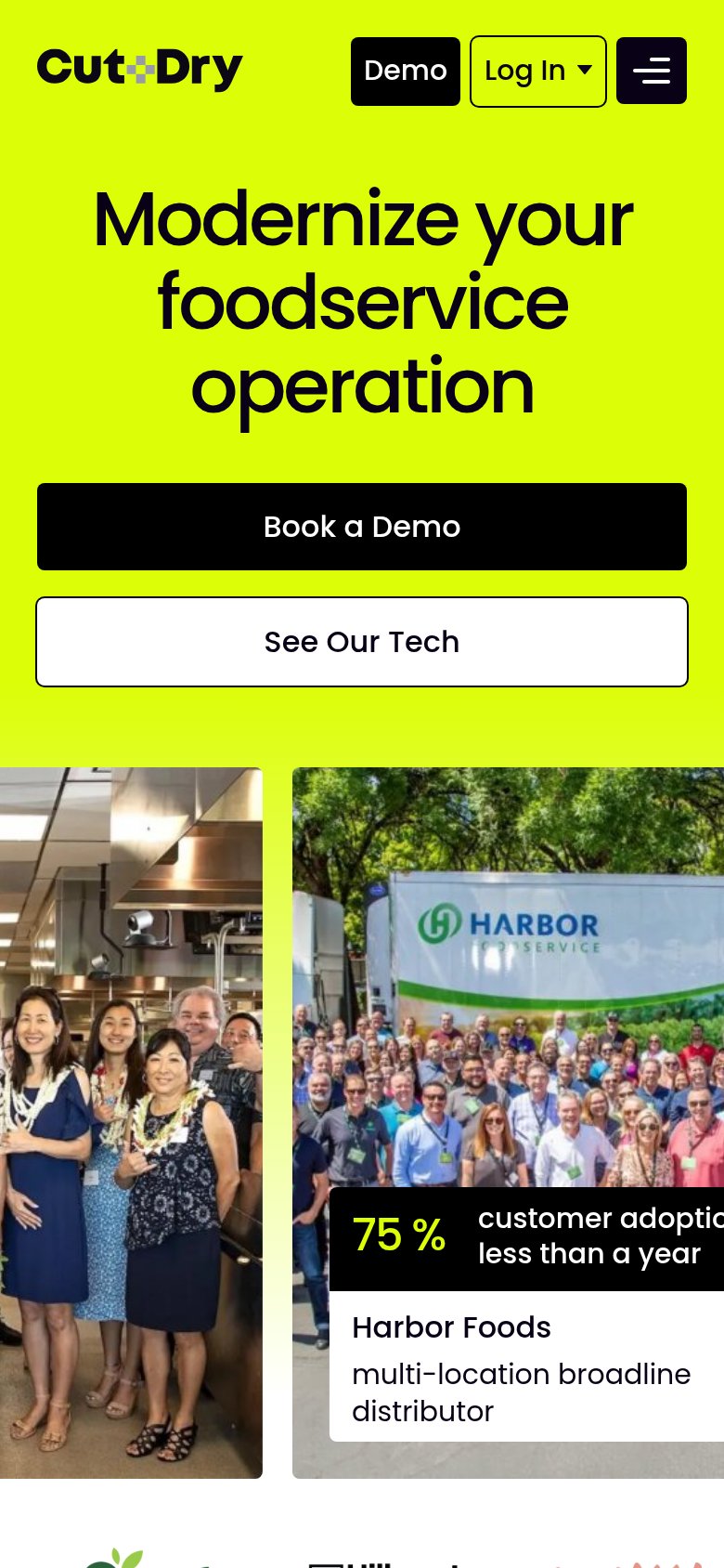 Cut+Dry mobile capture for Mobile web