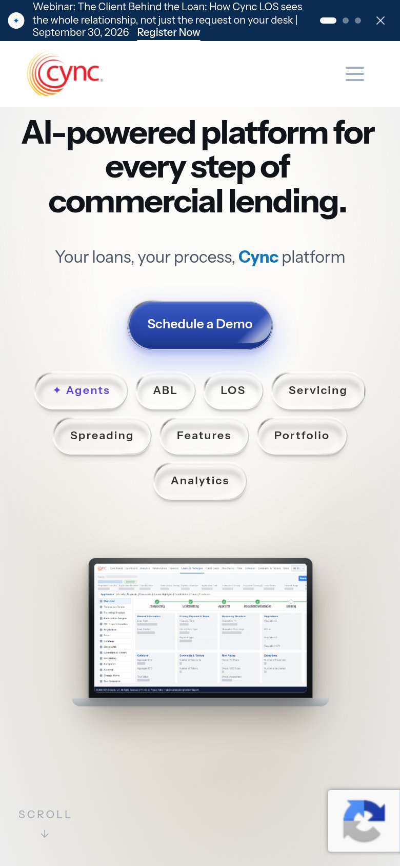 Cync Software mobile capture for Mobile web