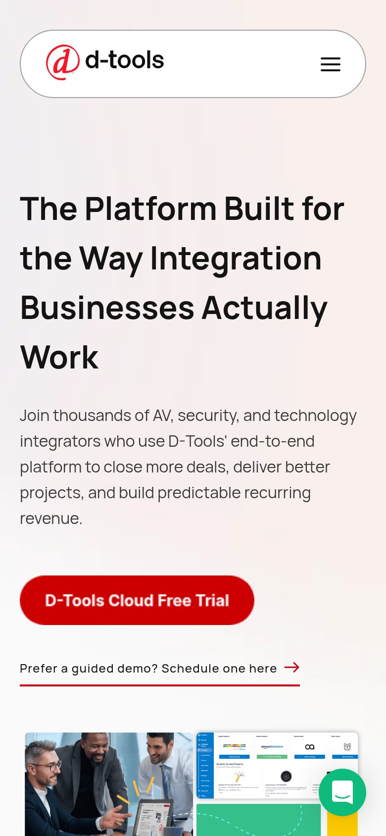 D-Tools mobile capture for Mobile web