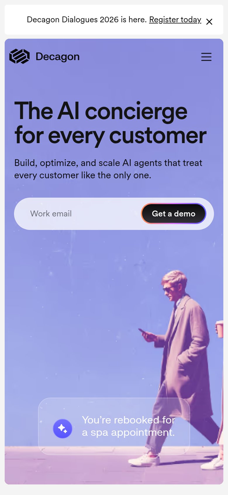 Decagon mobile capture for Mobile web
