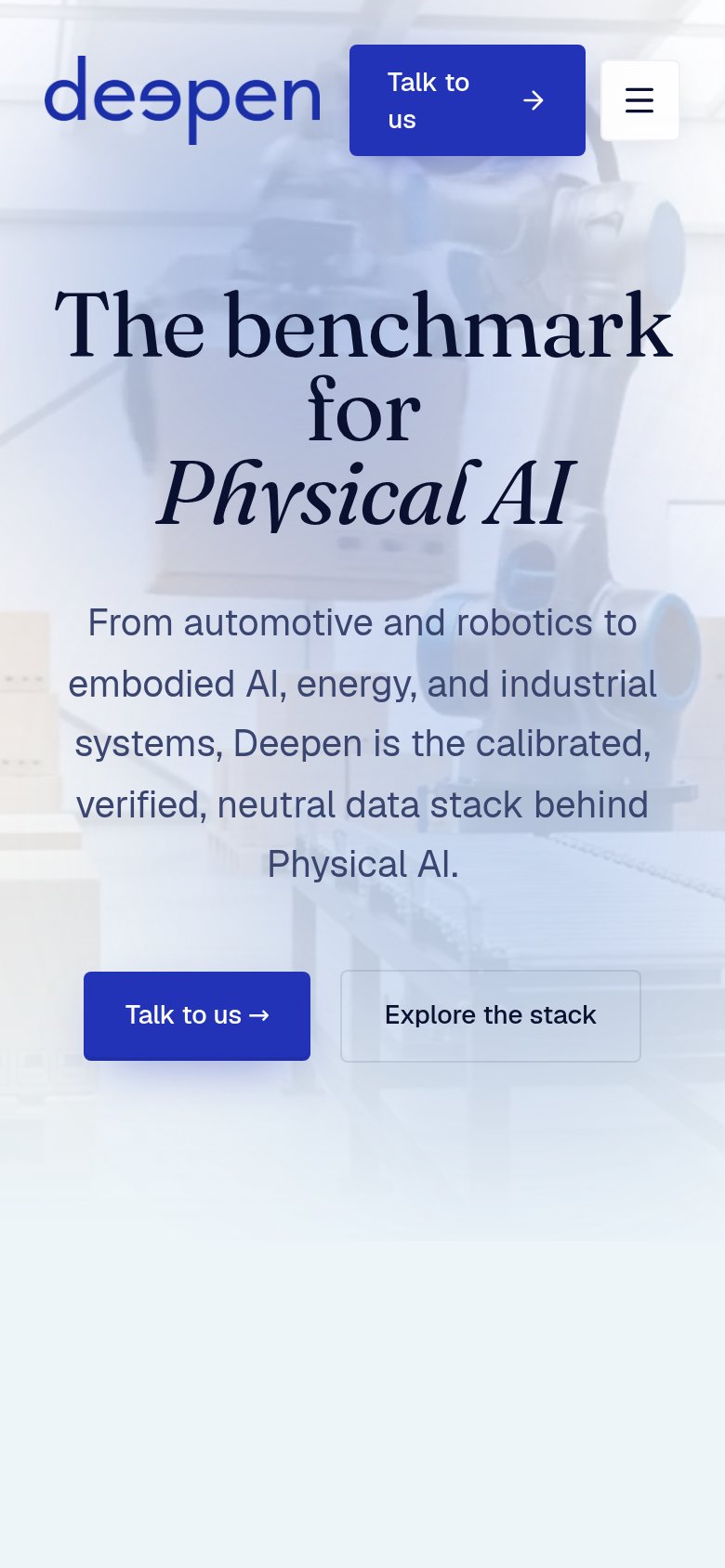 Deepen AI mobile capture for Mobile web