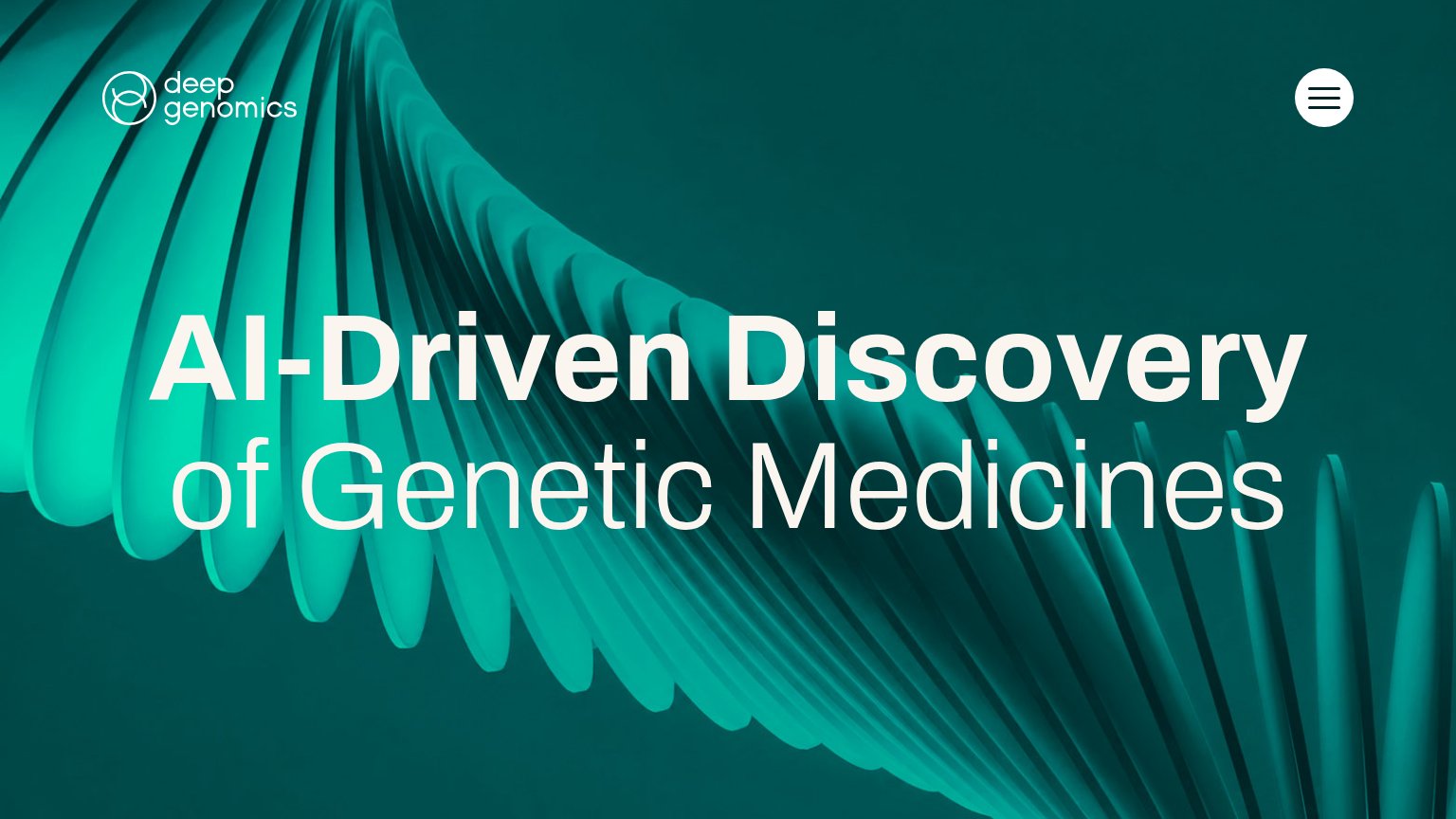 Deep Genomics desktop capture for Information hierarchy