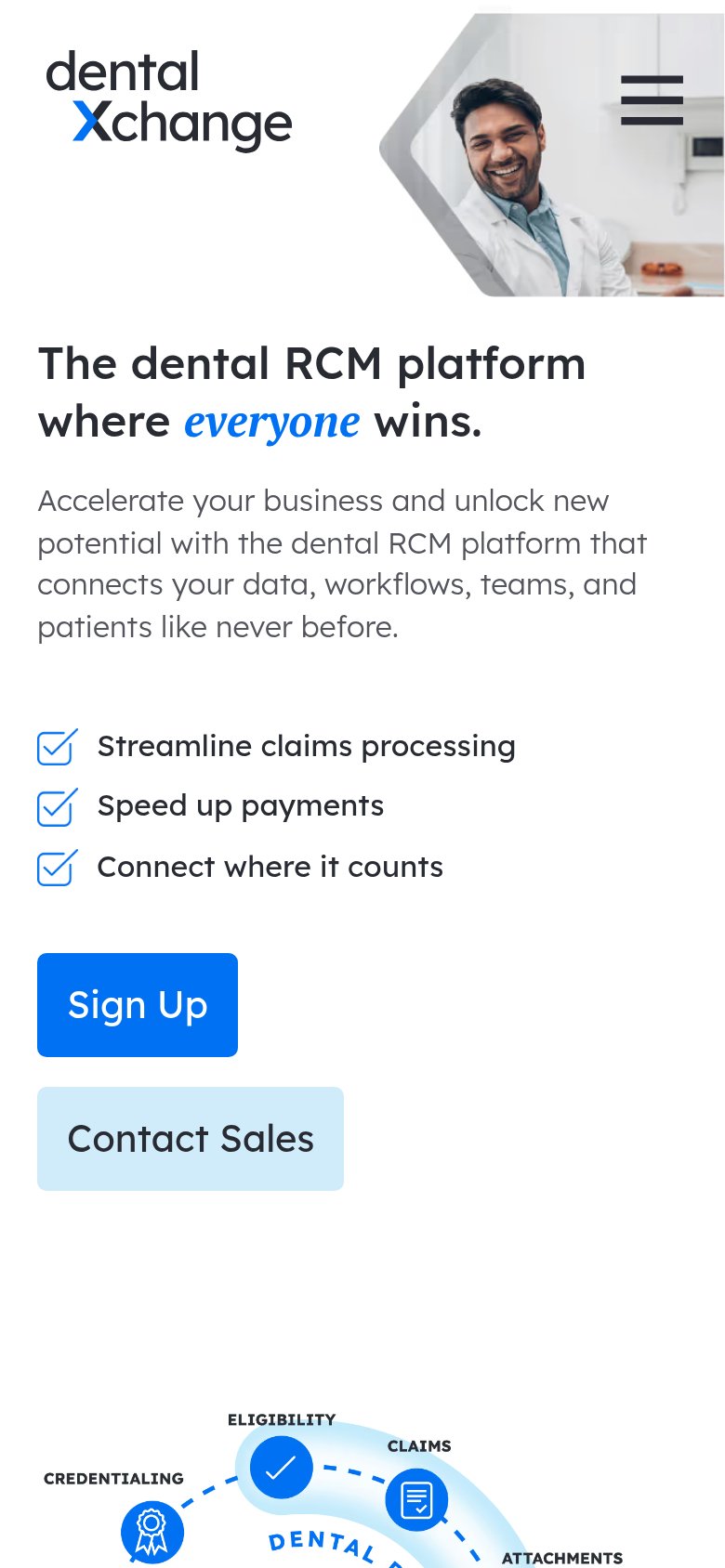 DentalXChange mobile capture for Mobile web