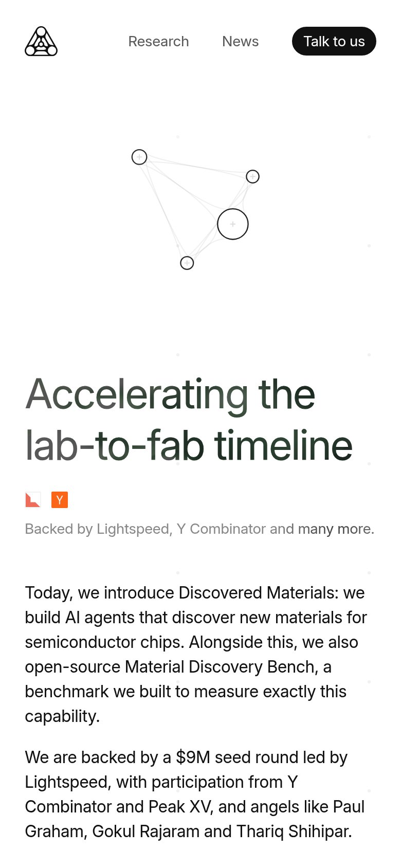 Discovered Materials mobile capture for Mobile web