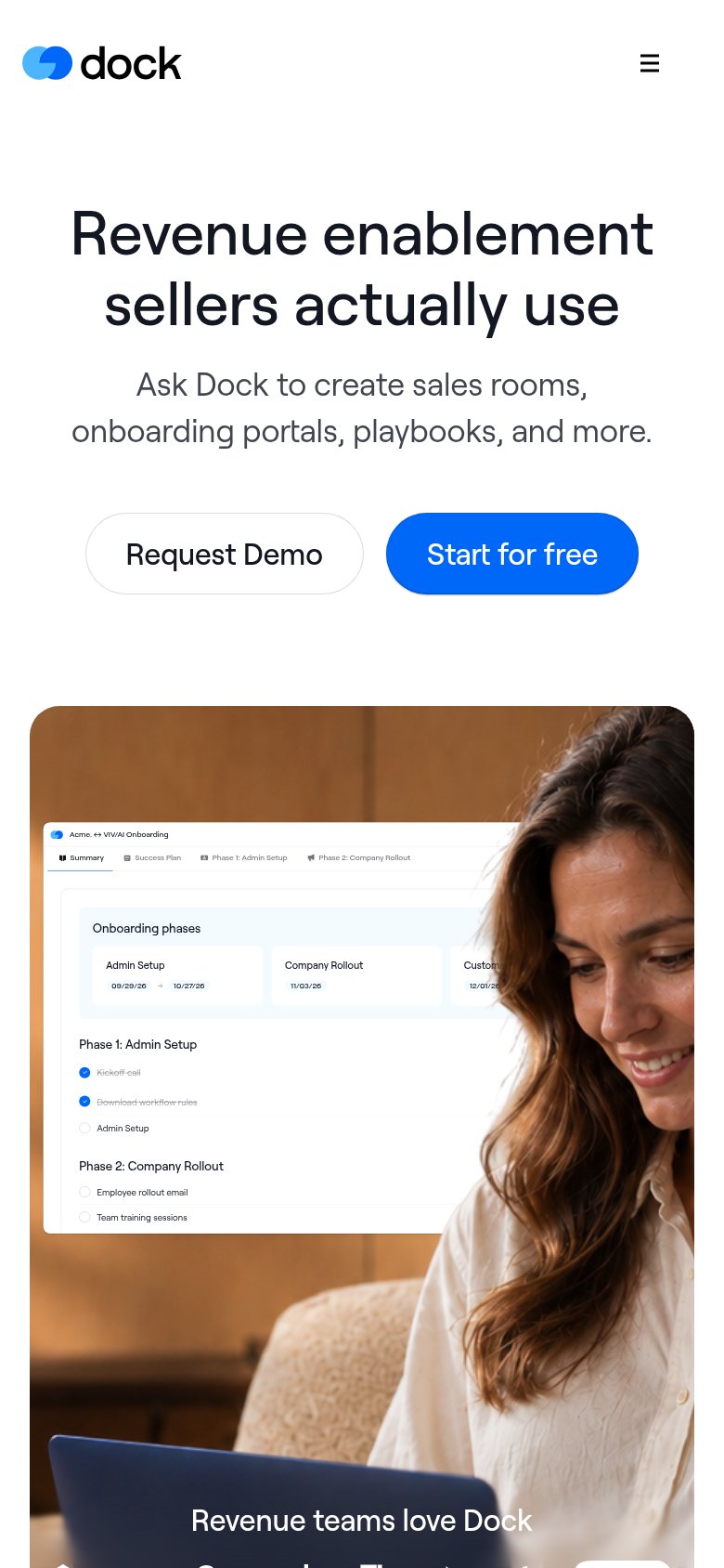 Dock mobile capture for Mobile web