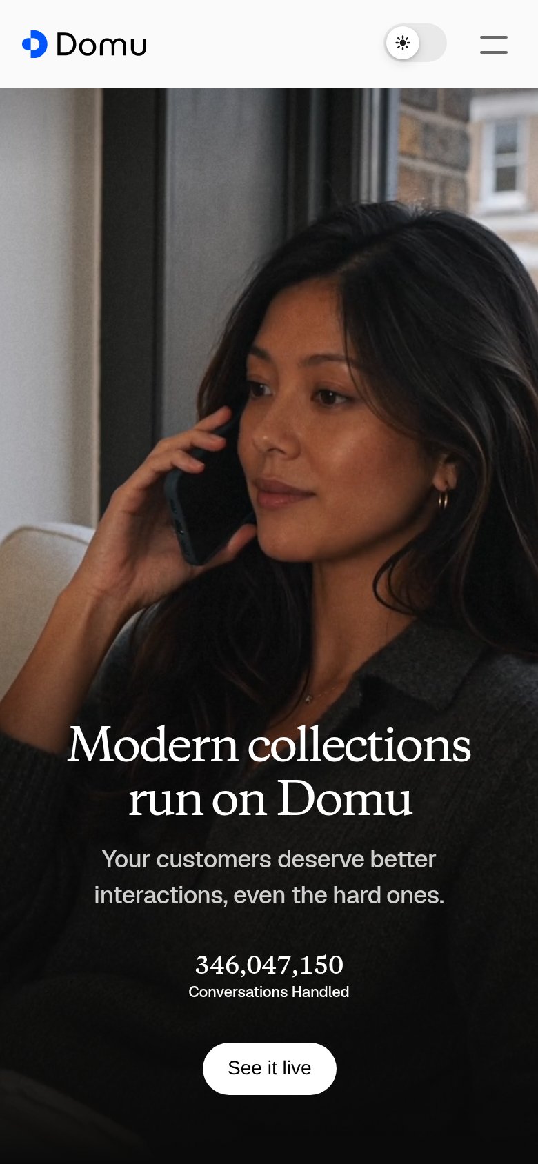 Domu Technology mobile capture for Mobile web
