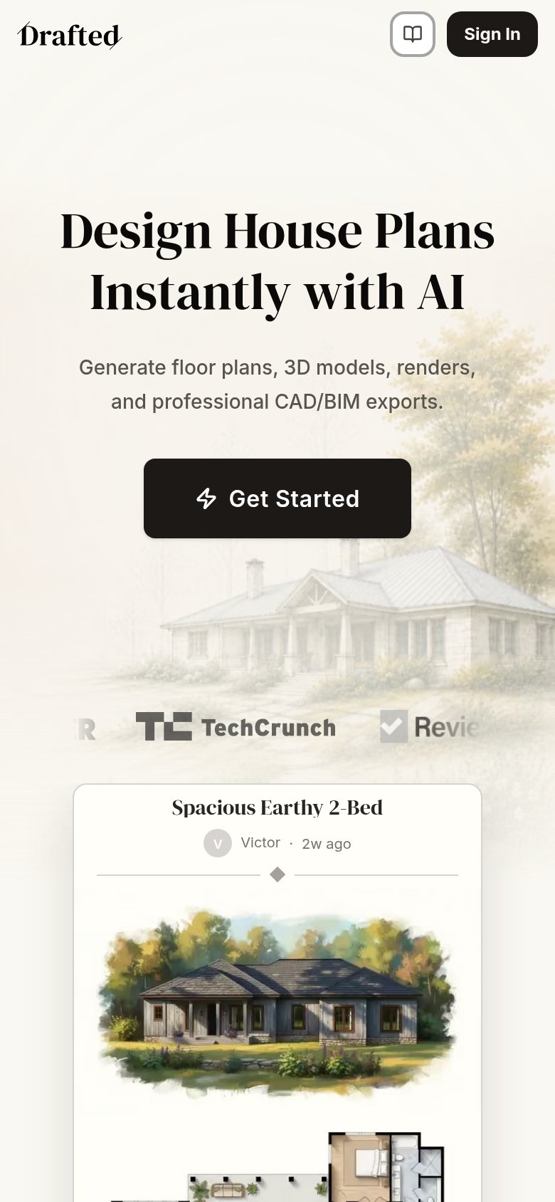 Drafted mobile capture for Mobile web