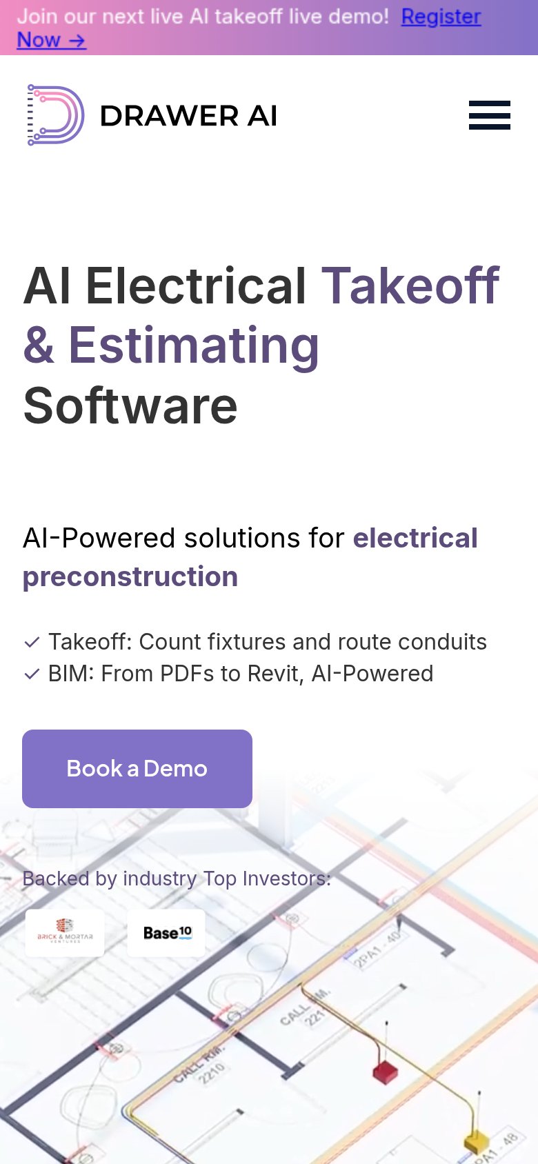 Drawer AI mobile capture for Mobile web