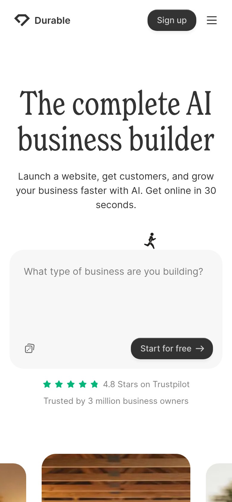 Durable mobile capture for Mobile web