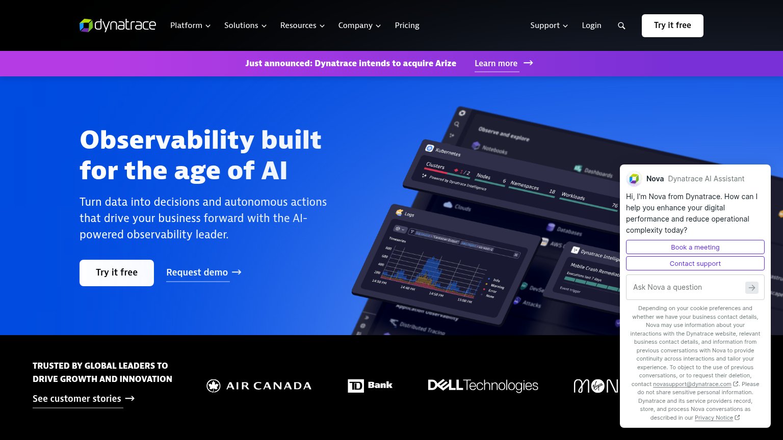 Dynatrace desktop capture for Trust