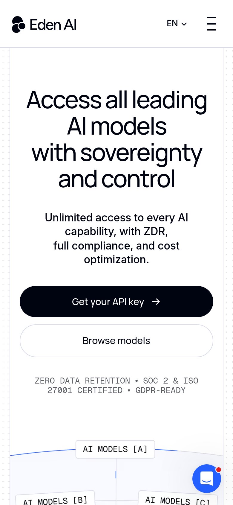 Eden AI mobile capture for Mobile web