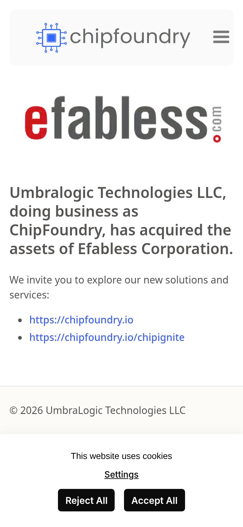 Efabless mobile capture for Mobile web