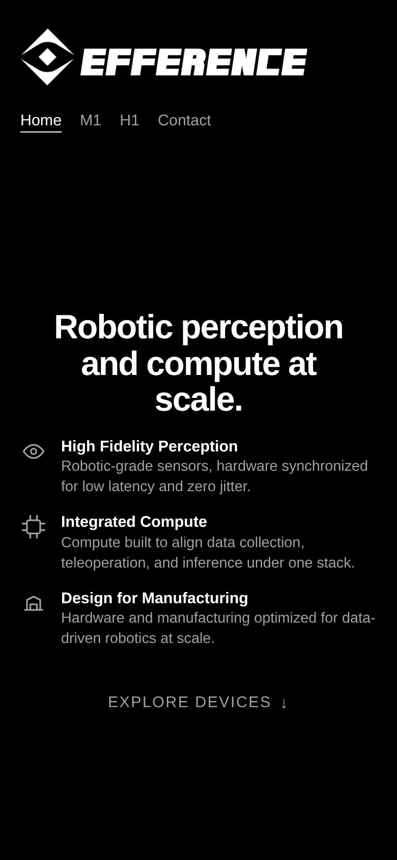 Efference mobile capture for Mobile web