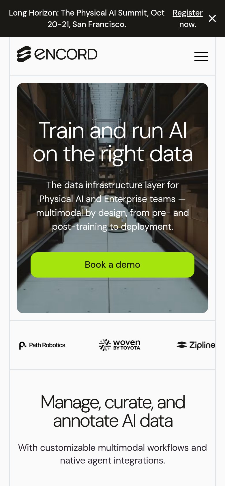 Encord mobile capture for Mobile web