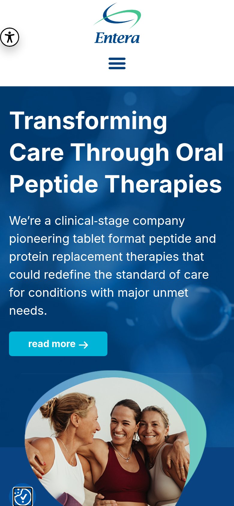 Entera Bio mobile capture for Mobile web
