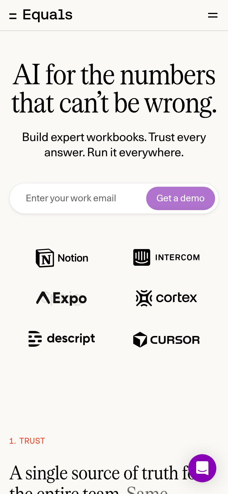 Equals mobile capture for Mobile web
