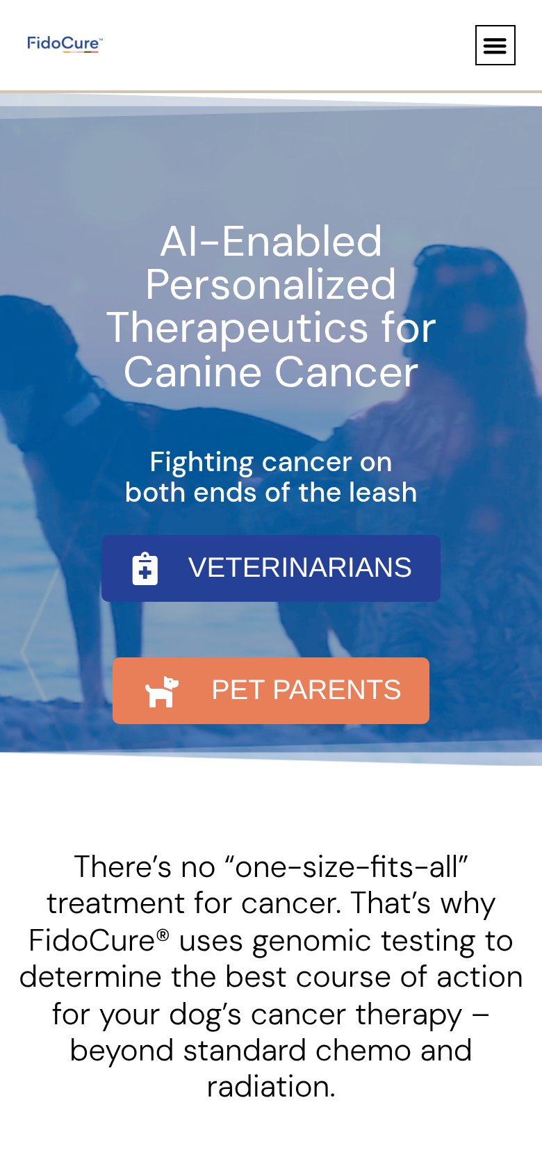 One Health Company (FidoCure) mobile capture for Mobile web