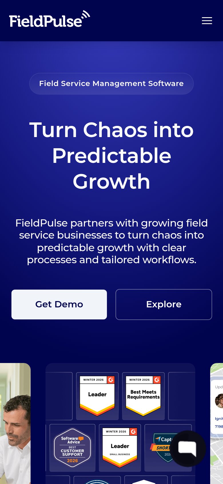 FieldPulse mobile capture for Mobile web