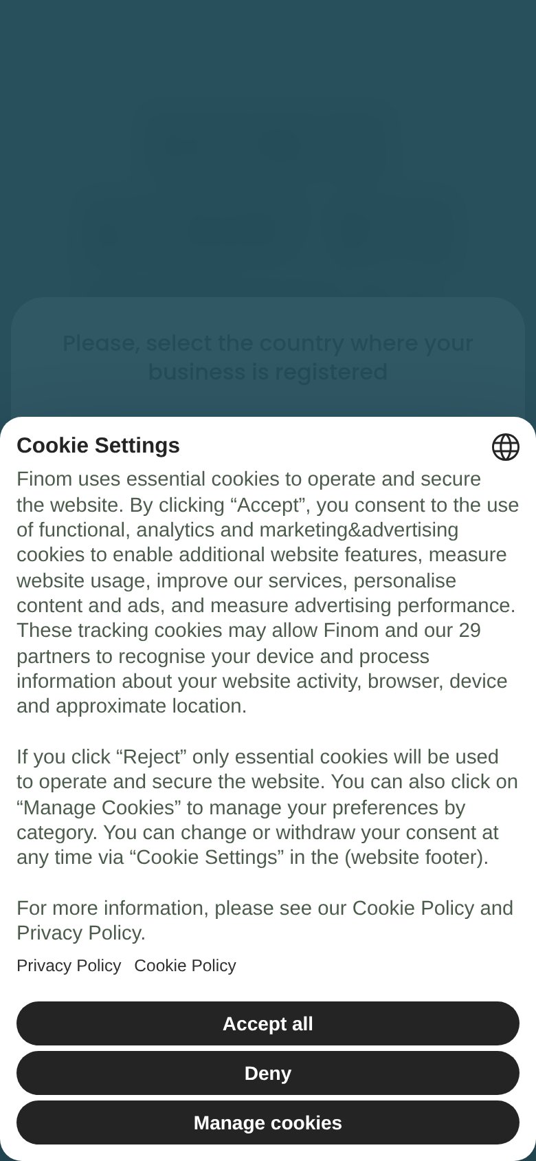Finom mobile capture for Mobile web