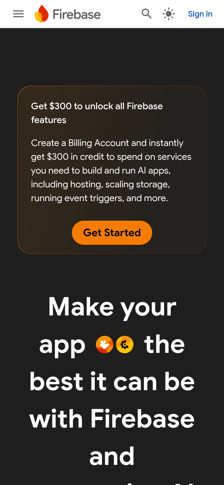 Firebase mobile capture for Mobile web