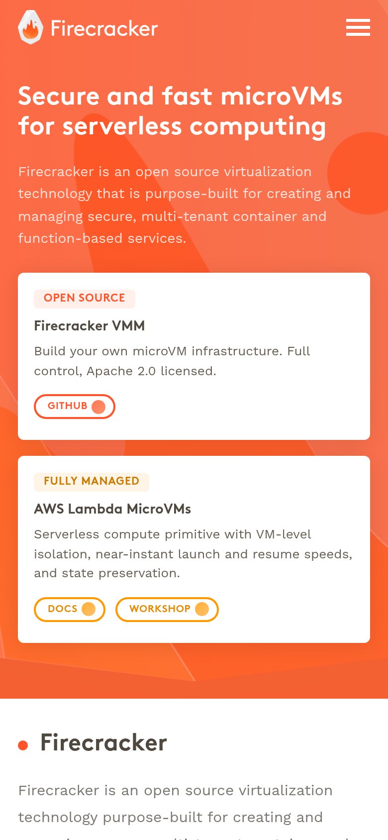 Firecracker (AWS) mobile capture for Mobile web