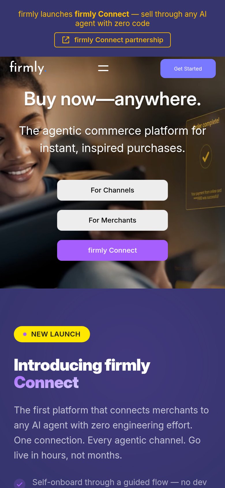 Firmly mobile capture for Mobile web